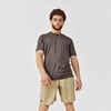 Dry+ Men's Breathable Running T-Shirt - Dark Khaki