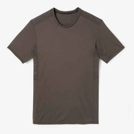 Dry+ Men's Breathable Running T-Shirt - Dark Khaki