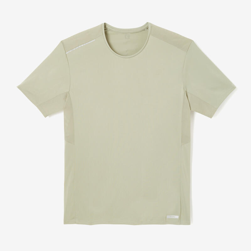 Ademend hardloop T-shirt voor heren Dry+ grijs