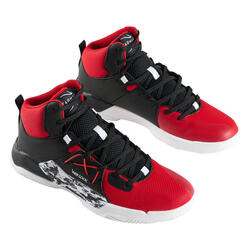 red basketball shoes for women