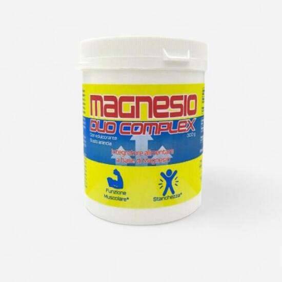 Magnesio Duo Complex integratore alimentare gusto arancia.