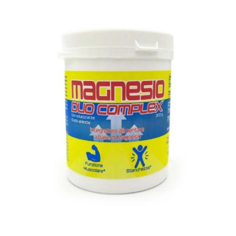Magnesio Duo Complex integratore alimentare gusto arancia.