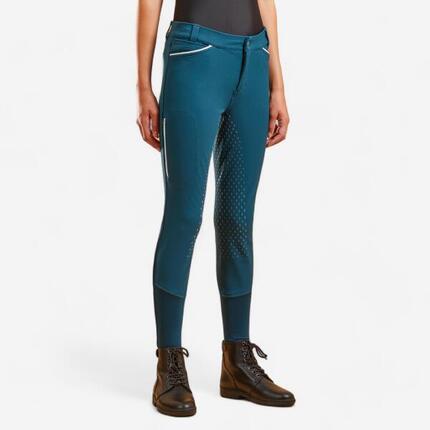 Pantalon équitation fullgrip Enfant - 580 marine