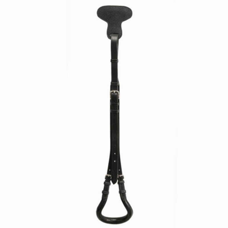 Horse Riding Leather Schooling Crupper for Pony - Black
