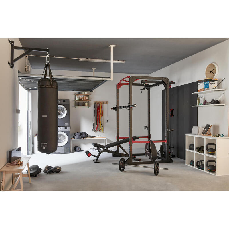 Ganteră Kettlebell din fontă parțial reciclată, înveliș din cauciuc 8 kg