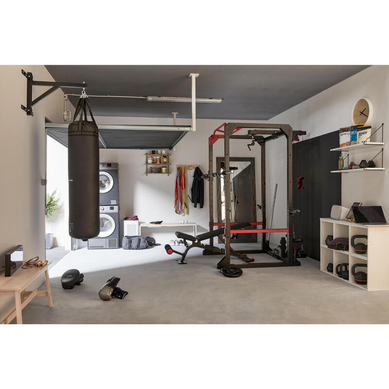 Kettlebell Kugelhantel aus Gusseisen mit Basis aus Gummi 20 kg 