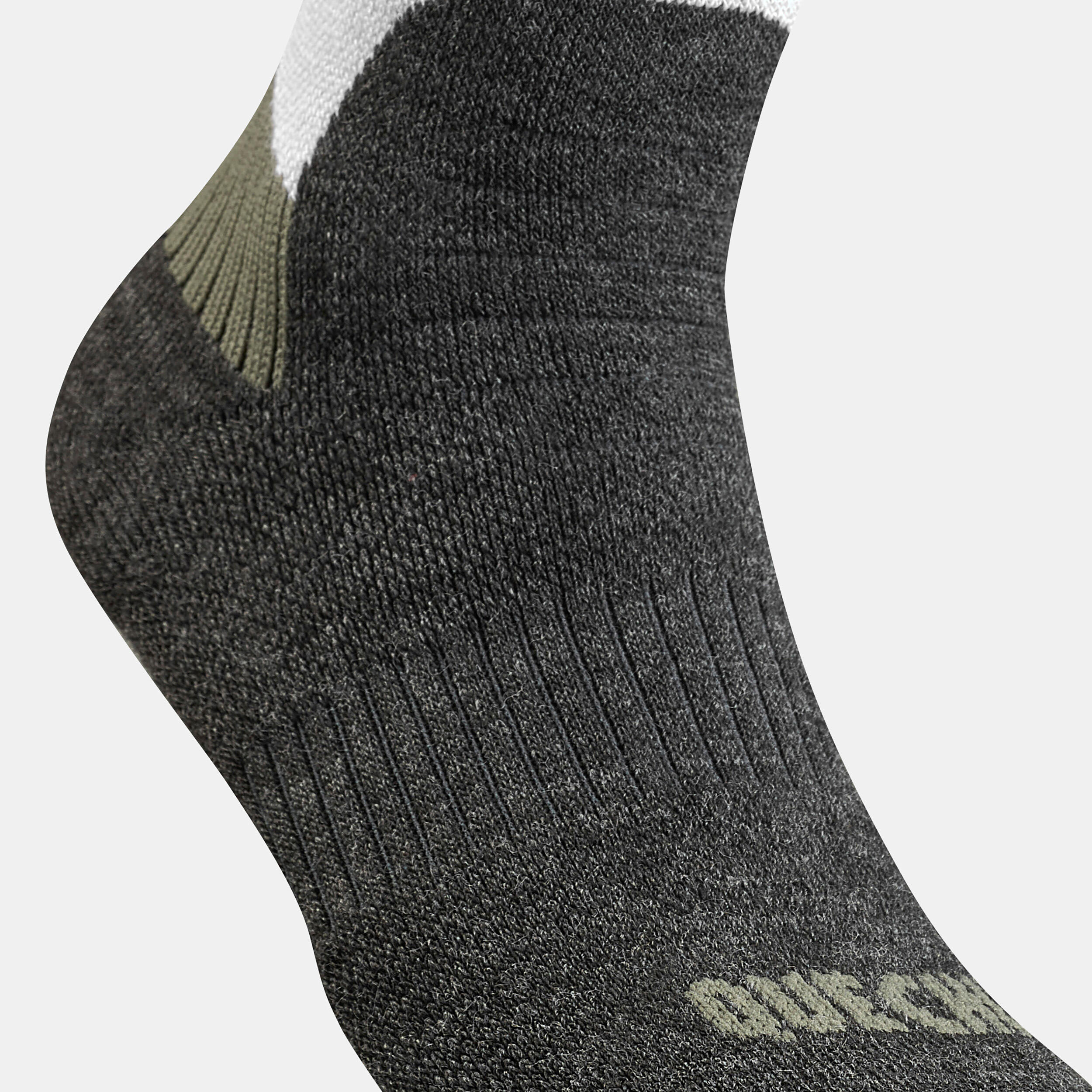 Children's warm hiking socks - SH100 WARM MID - x2 pairs 6/7