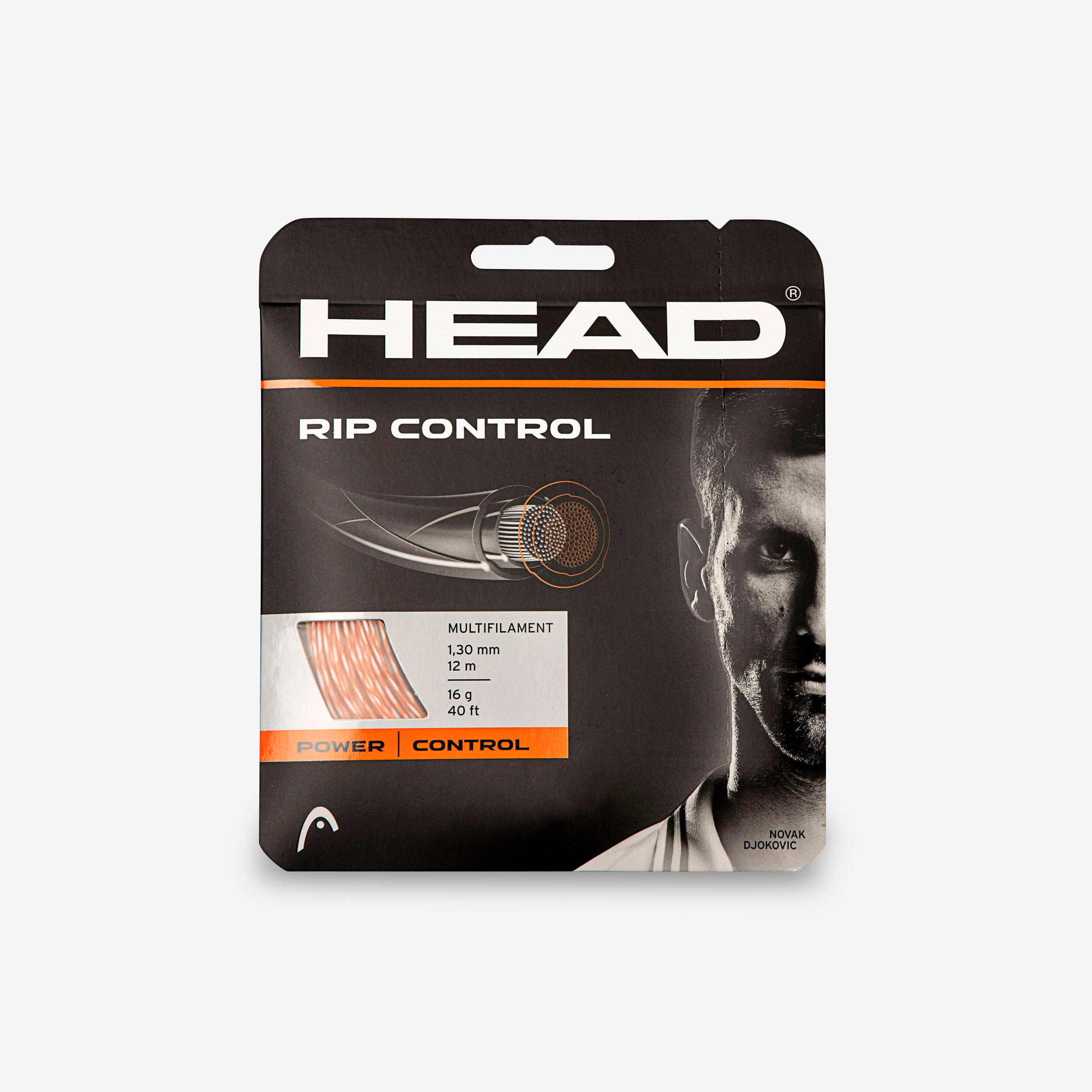 Cordaj Multifilament Natural Tenis Rip Control 1.30 mm HEAD decathlon.ro