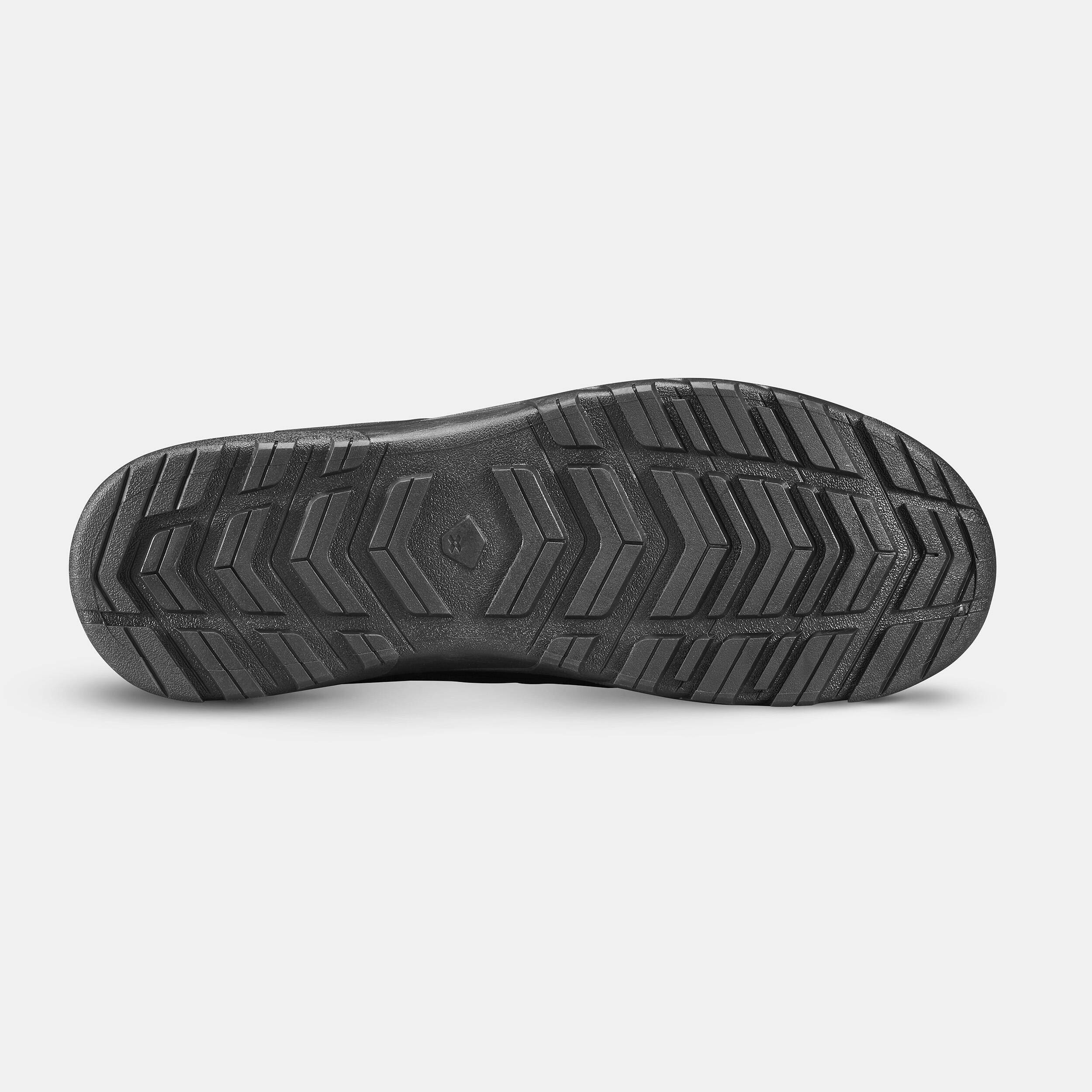 Men Hiking Shoes NH100 Carbon Grey -  4