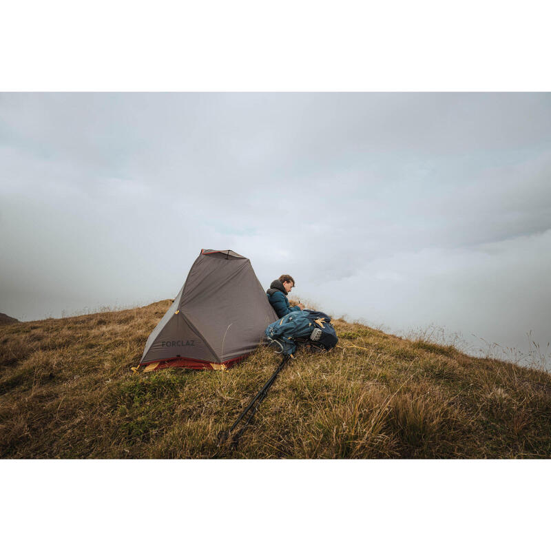 Bastón telescópico de trekking ajuste fácil 1 unidad Forclaz MT100 confort