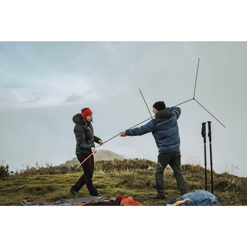 Geacă din puf Trekking la munte MT900 -18°C Bleumarin Bărbați