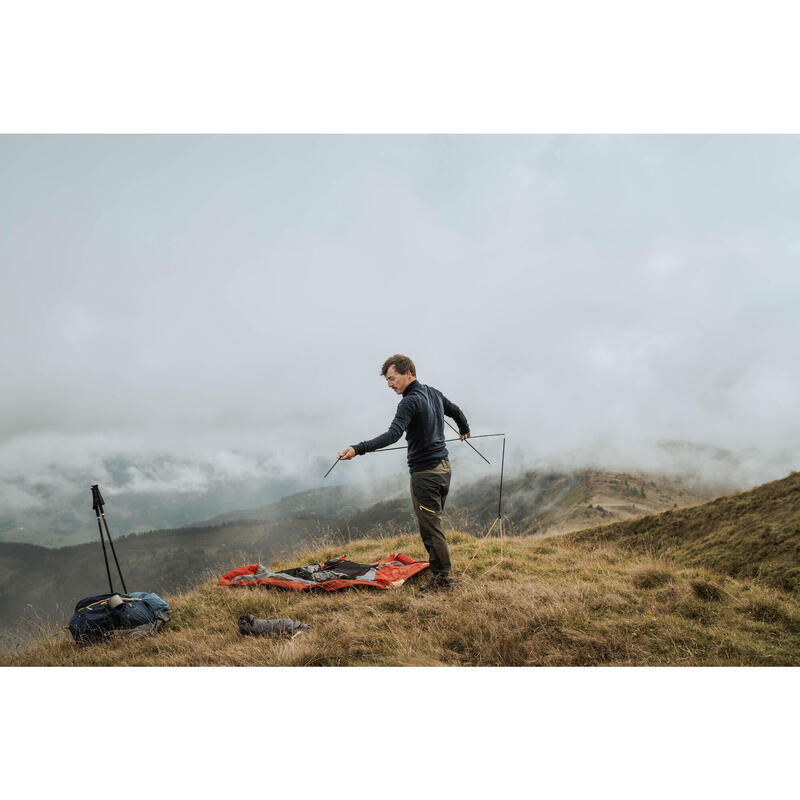 Bastón telescópico de trekking ajuste fácil 1 unidad Forclaz MT100 confort