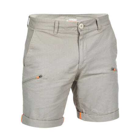 Shorts – bermudashorts för segling SAILING 100 Herr beige