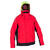 Blouson de voile - veste de pluie sailing 500  homme rouge noir