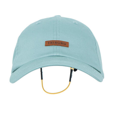 Кепка 100 для вітрильного спорту сіро-зелена