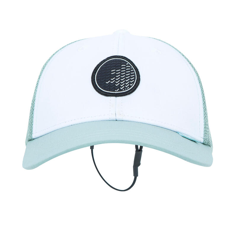 Gorra estilo trucker Sailing 500 Blanco/Caqui