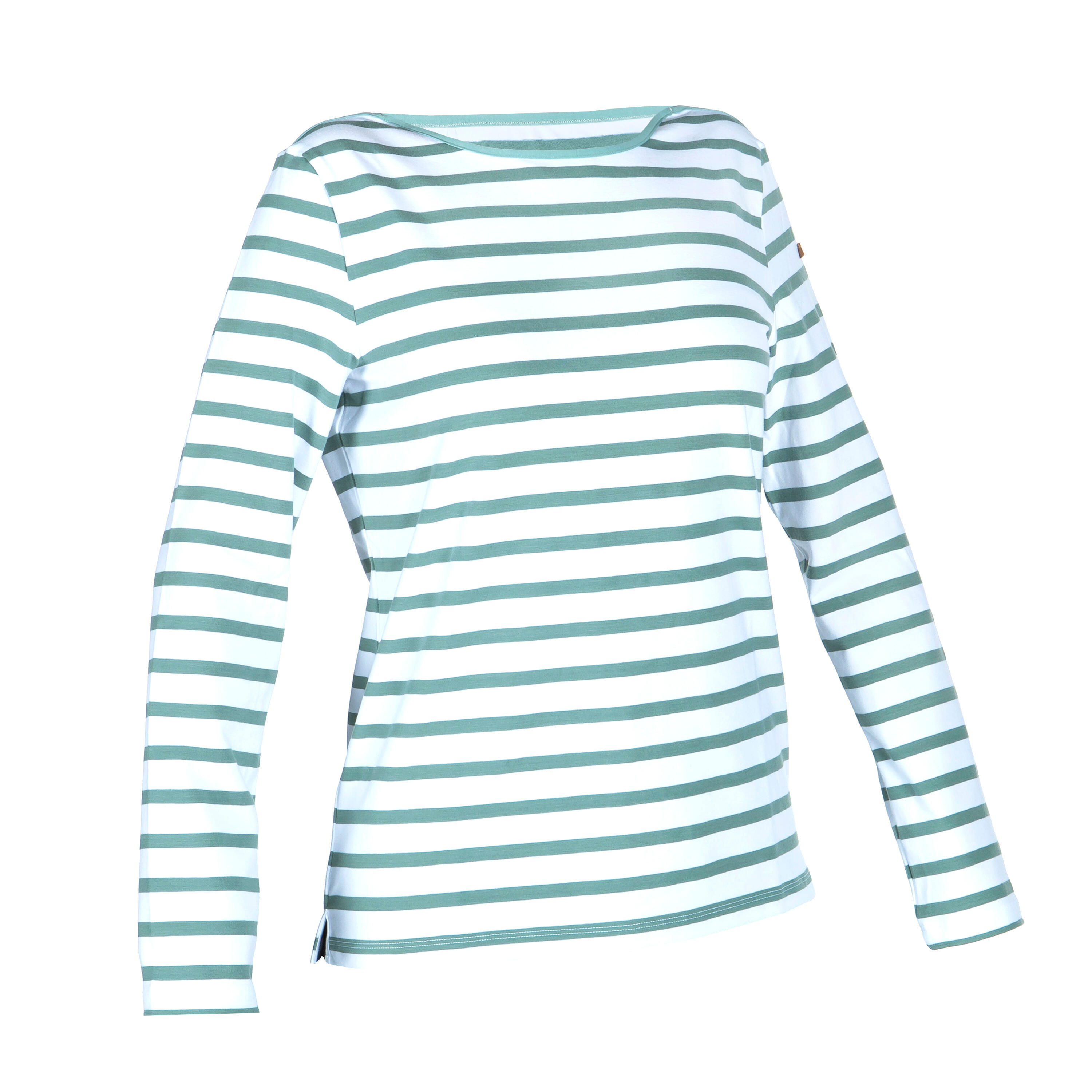 TRIBORD Maglia vela donna SAILING 100 stile marino verde