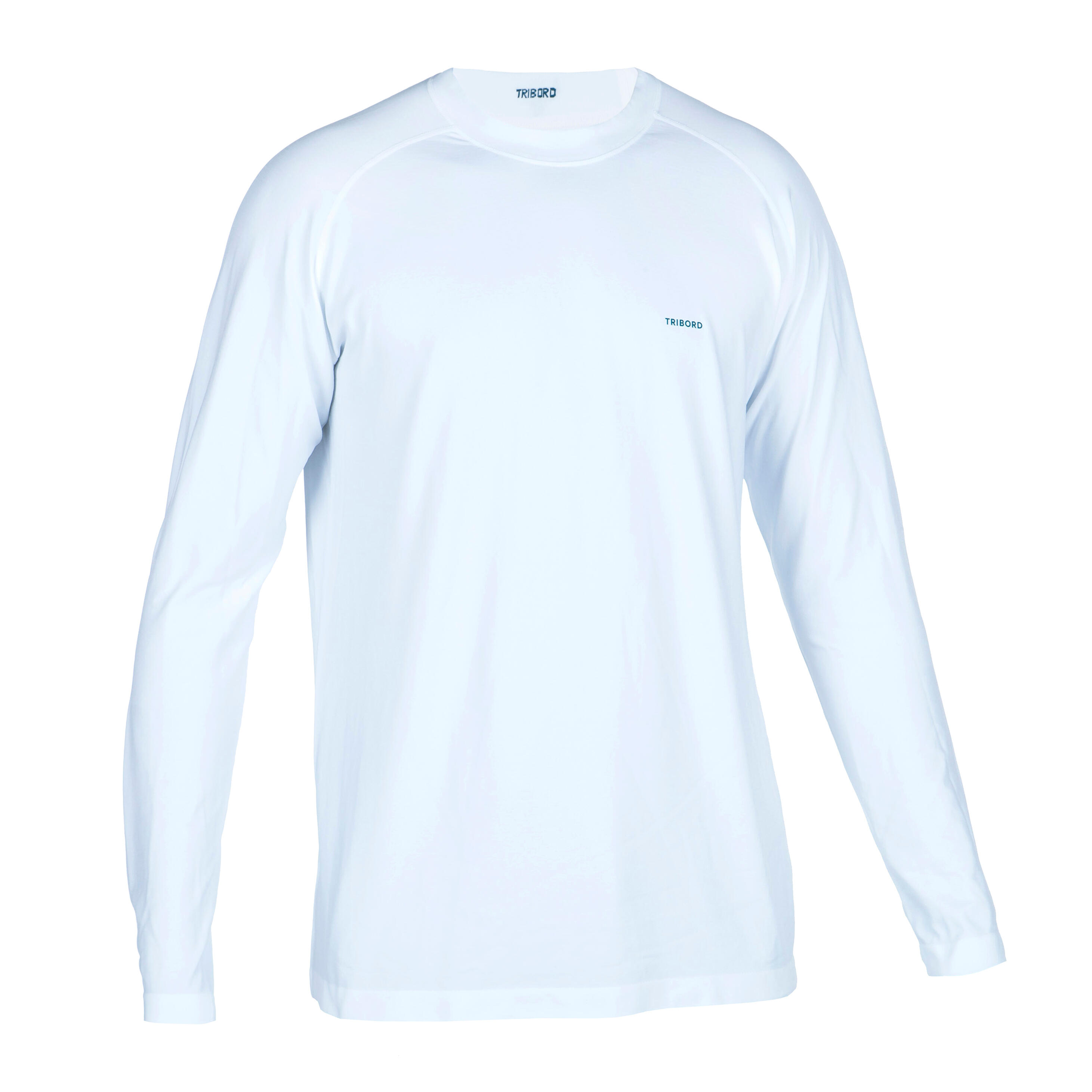 T-shirt voile anti-uv manches longues sailing 500 homme, blanc 10/20