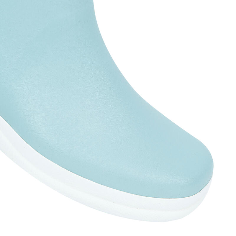 Zeillaarzen voor volwassenen 500 regenlaarzen rubber lichtkaki tweedekeus