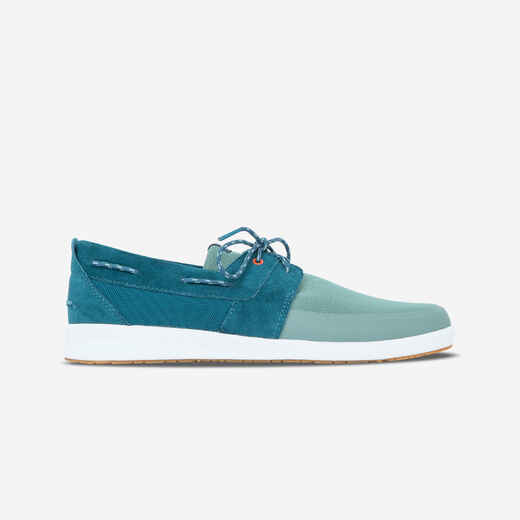 
      Chaussures bateau homme Sailing 100 Kaki bleu
  