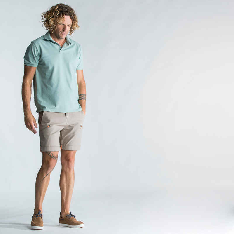 Poloshirt Segeln Herren 100 hellgrün Poloshirt Segeln Herren 100 hellgrün