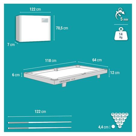 Plateau de billard BT 100 US