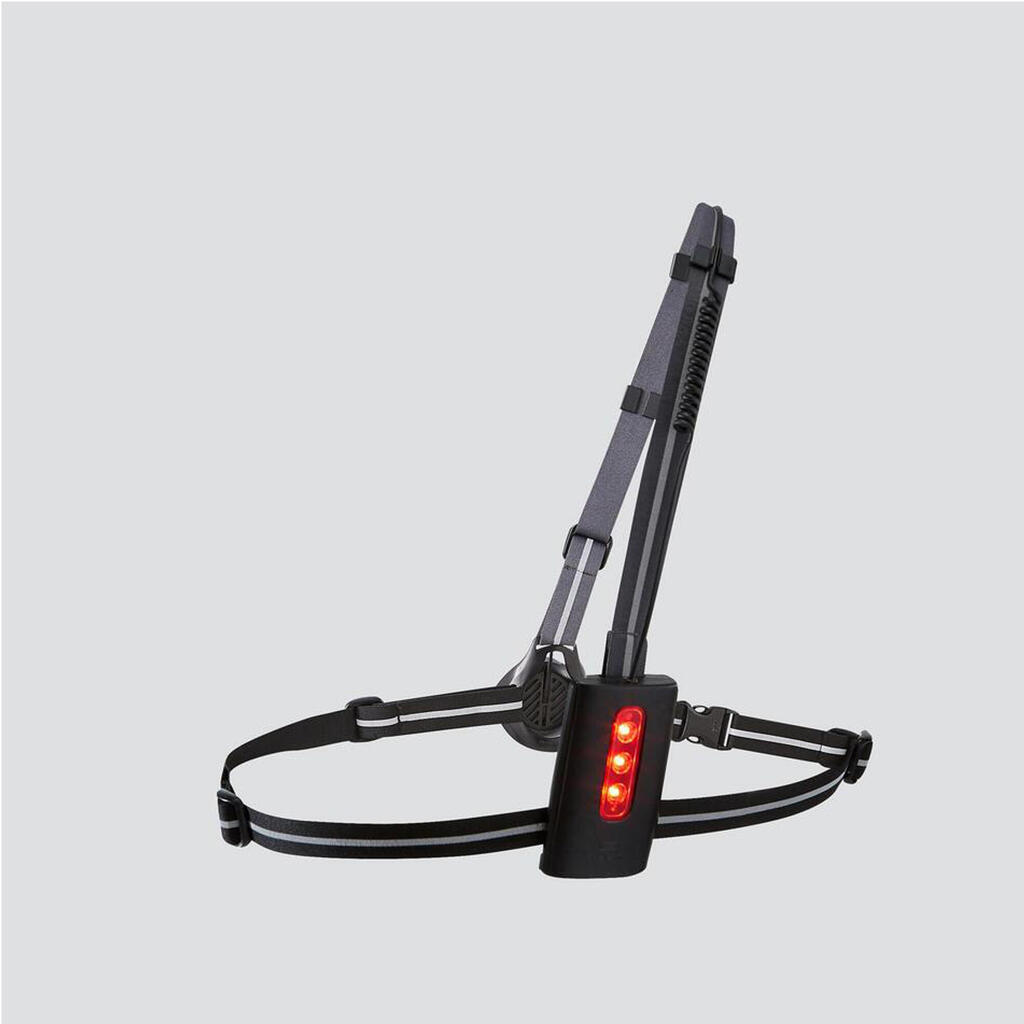 Linterna de pecho para correr Kiprun Run light 250 negro