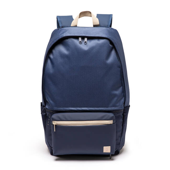 Fendi Backpack Men Blue Nylon Leather Logo Spell-out
