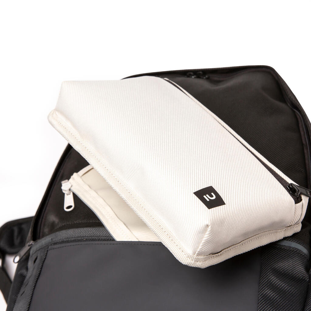 Sac à dos avec poche réversible 25L, noir