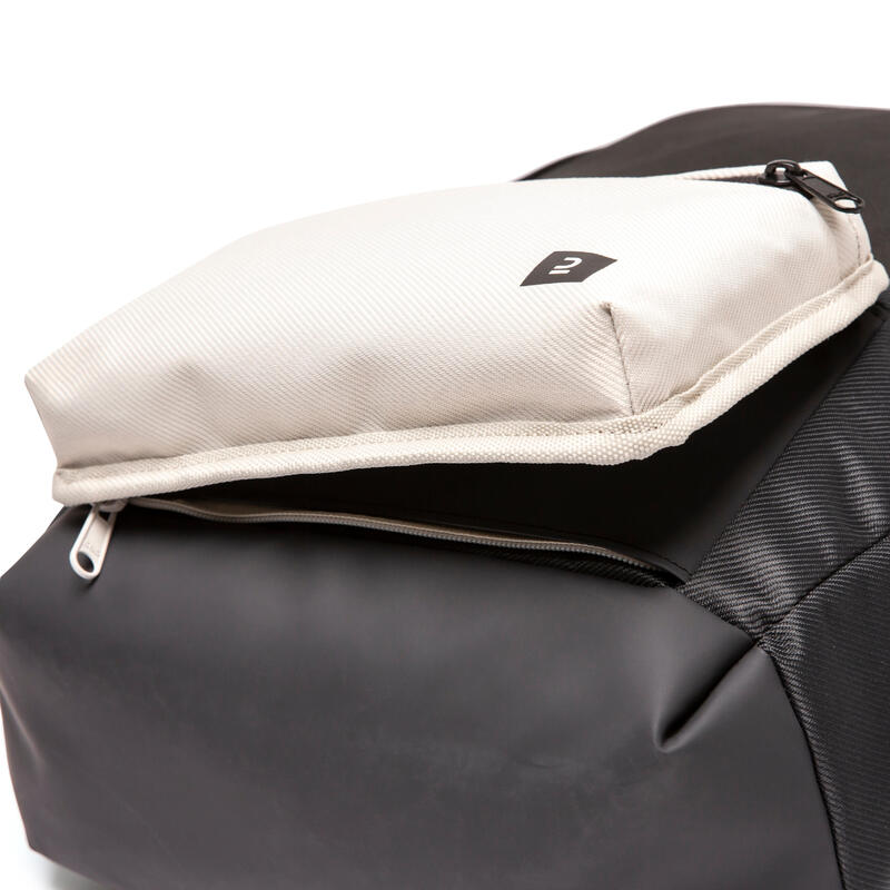 Sac à dos avec poche réversible 25L, noir