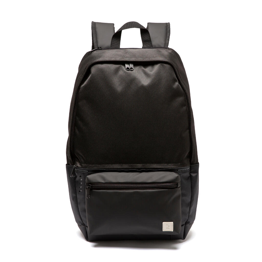 Sac à dos avec poche réversible 25L, noir