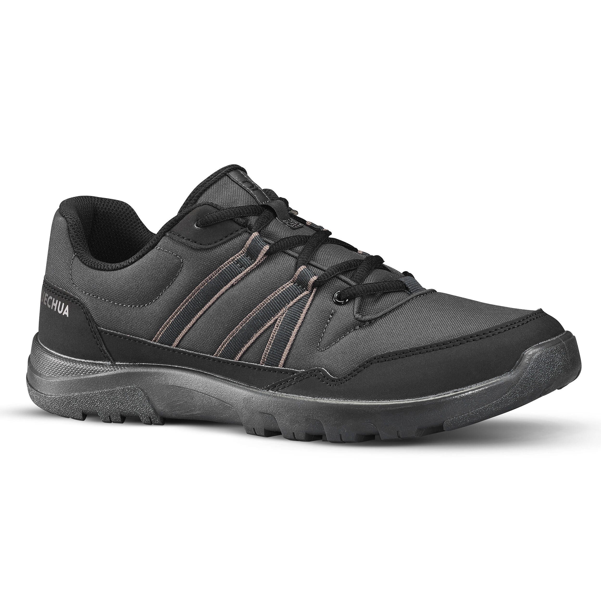 Men Hiking Shoes NH100 Carbon Grey -  1