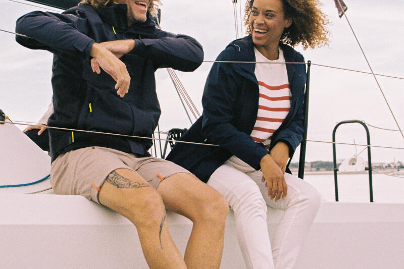 Szorty - spodnie do kolan żeglarskie męskie Tribord Sailing 100