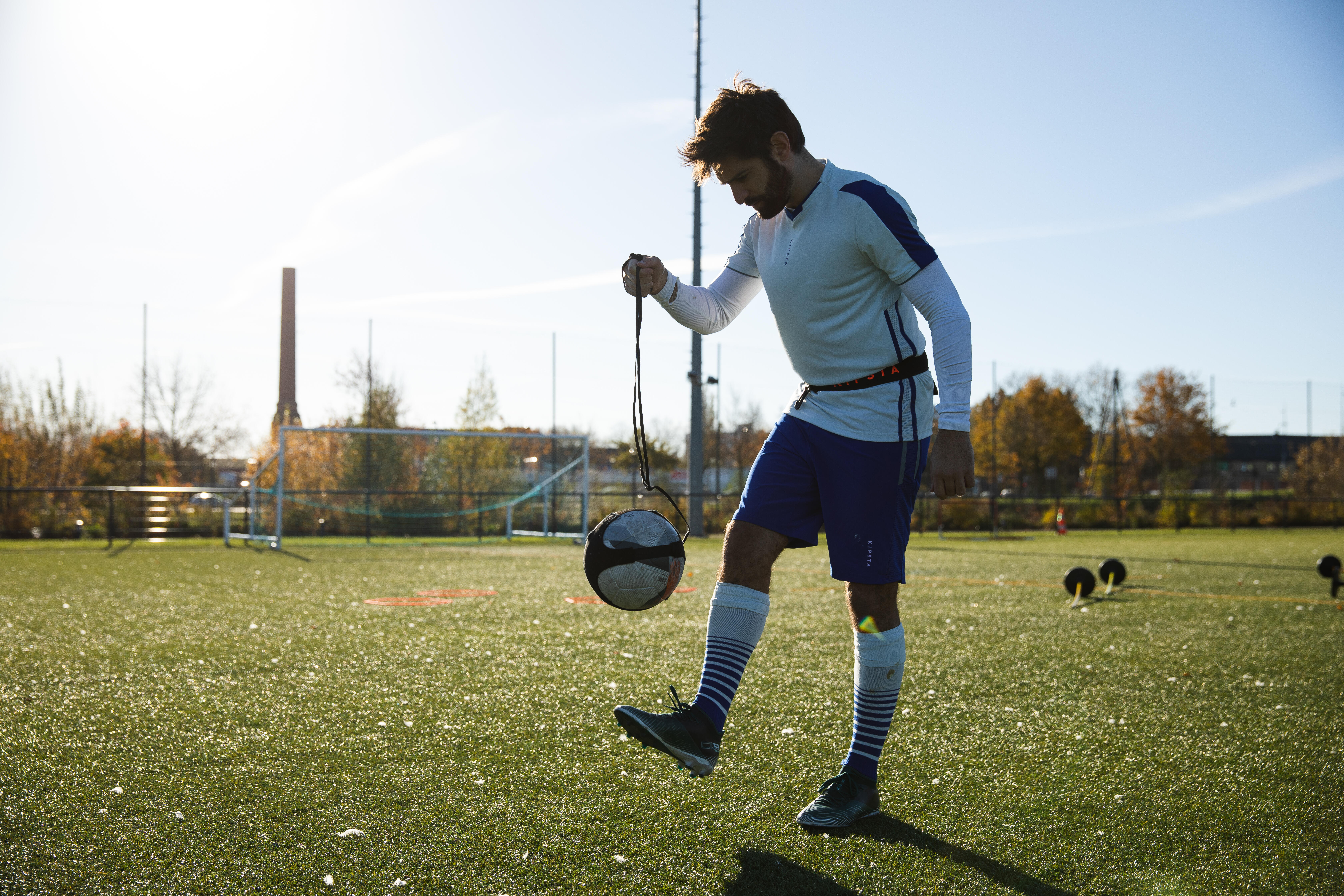 Mini Ballon de Football avec Elastique pour Apprendre A Jongler