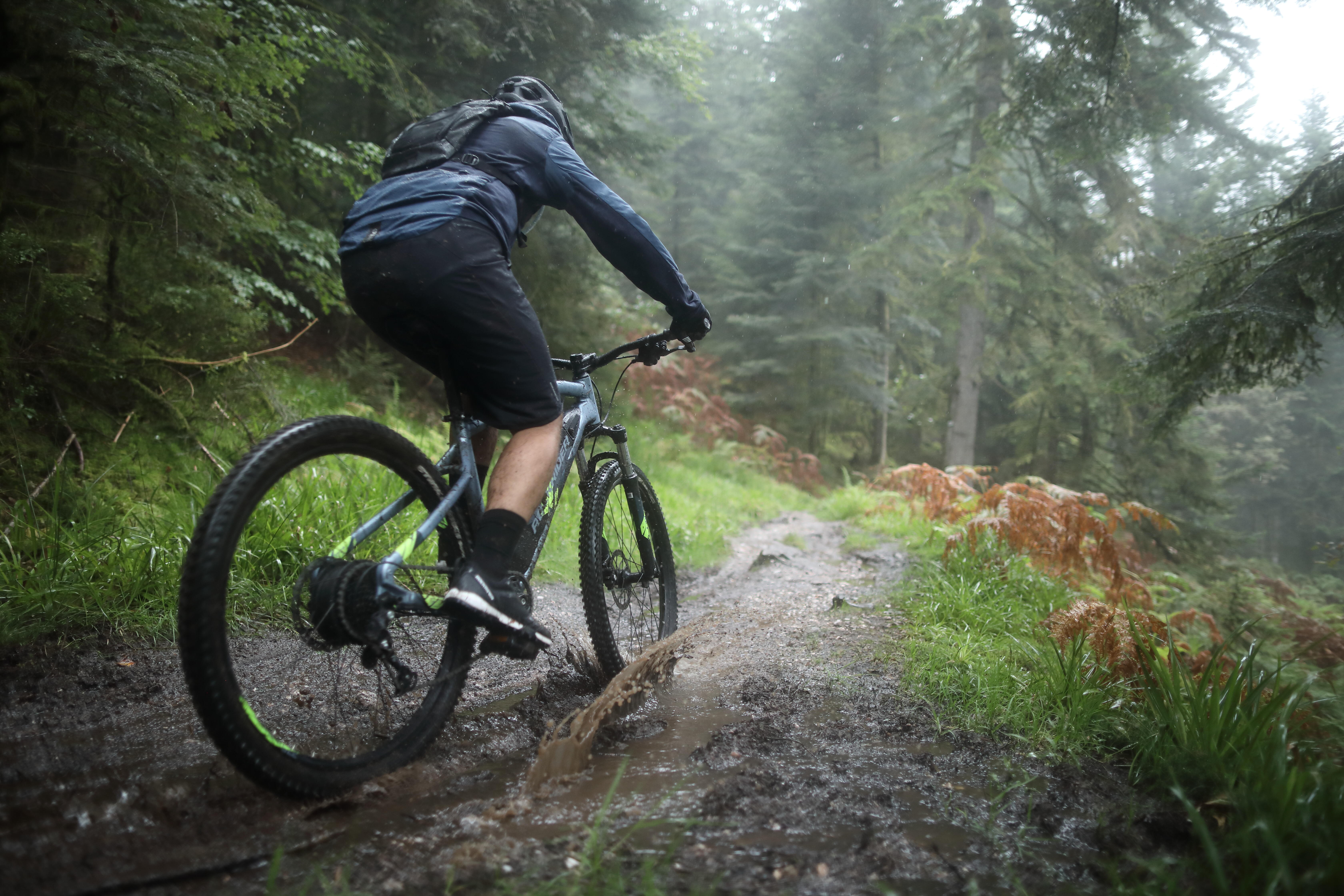 Men’s MTB Shorts - EXPL 100 Black - ROCKRIDER