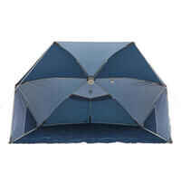 ECO-DESIGNED SUN SHELTER IWIKO 180 UPF50 + 3 SEATS BLUE