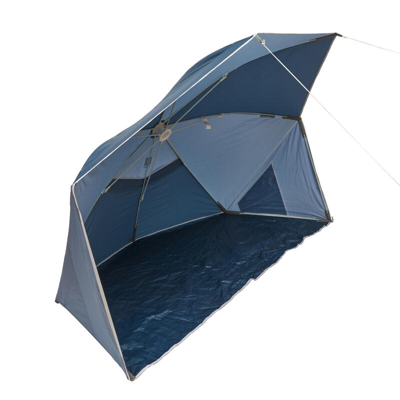 Strandmuschel UPF50+ Ecodesign - Iwiko 180 für 3 Personen blau