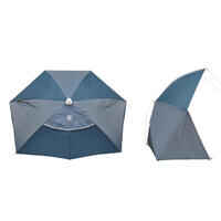 ECO-DESIGNED SUN SHELTER IWIKO 180 UPF50 + 3 SEATS BLUE