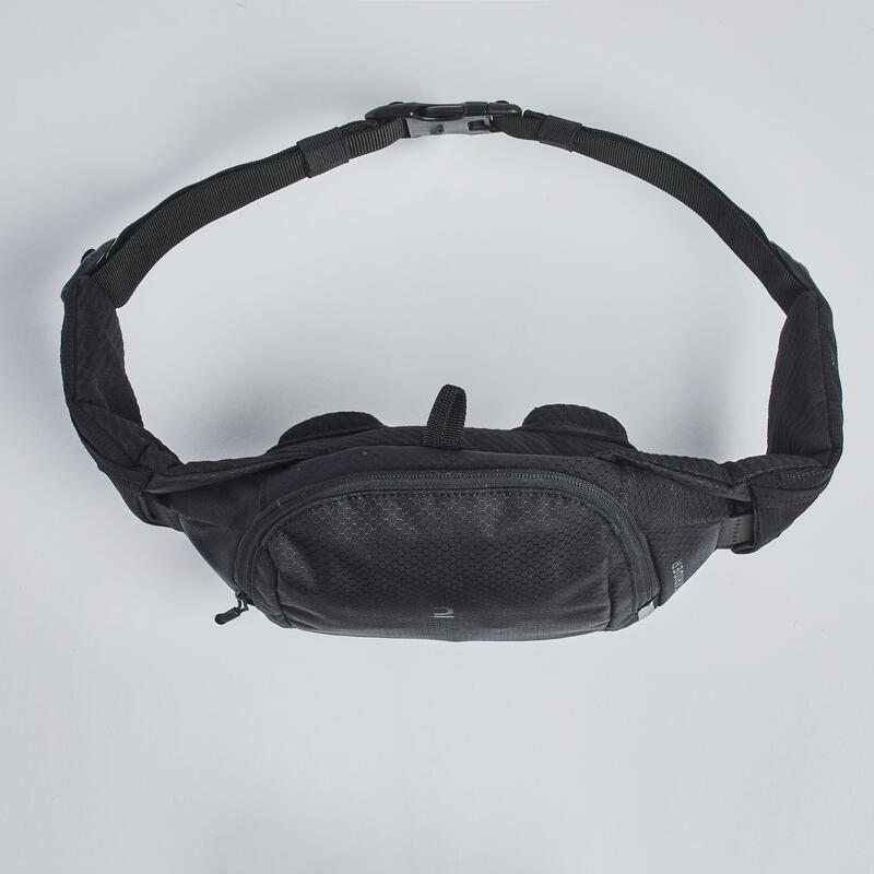 2L / 0.25L Mountain Biking Hydration Waist Pack Feel Black ROCKRIDER