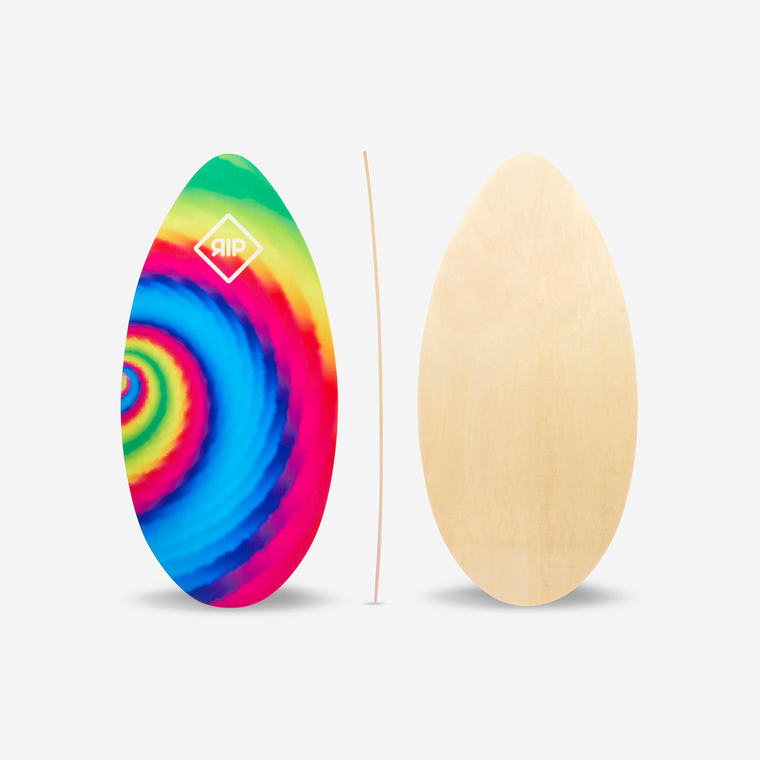 ADULT WOOD SKIMBOARD 41" TIE DYE 1/7