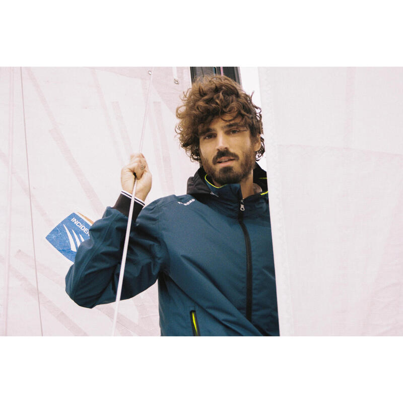 Jachetă impermeabilă navigație Sailing 100 Bleumarin Bărbați 