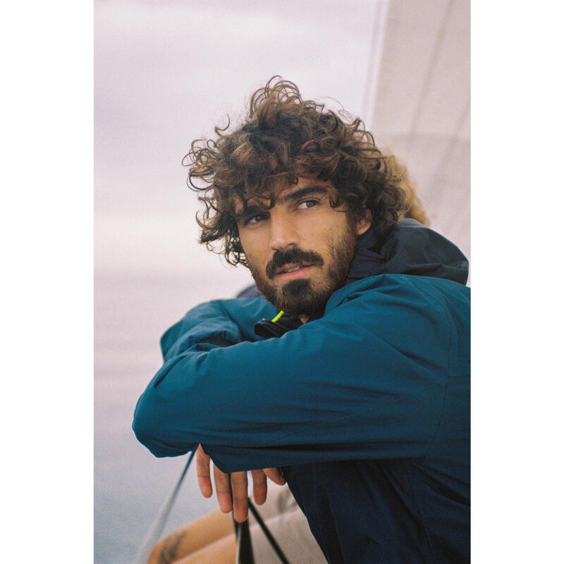 Jachetă impermeabilă navigație Sailing 100 Bleumarin Bărbați 