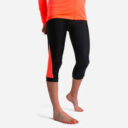 Women's Road Cycling 3/4 Tights 500 - Black/Coral