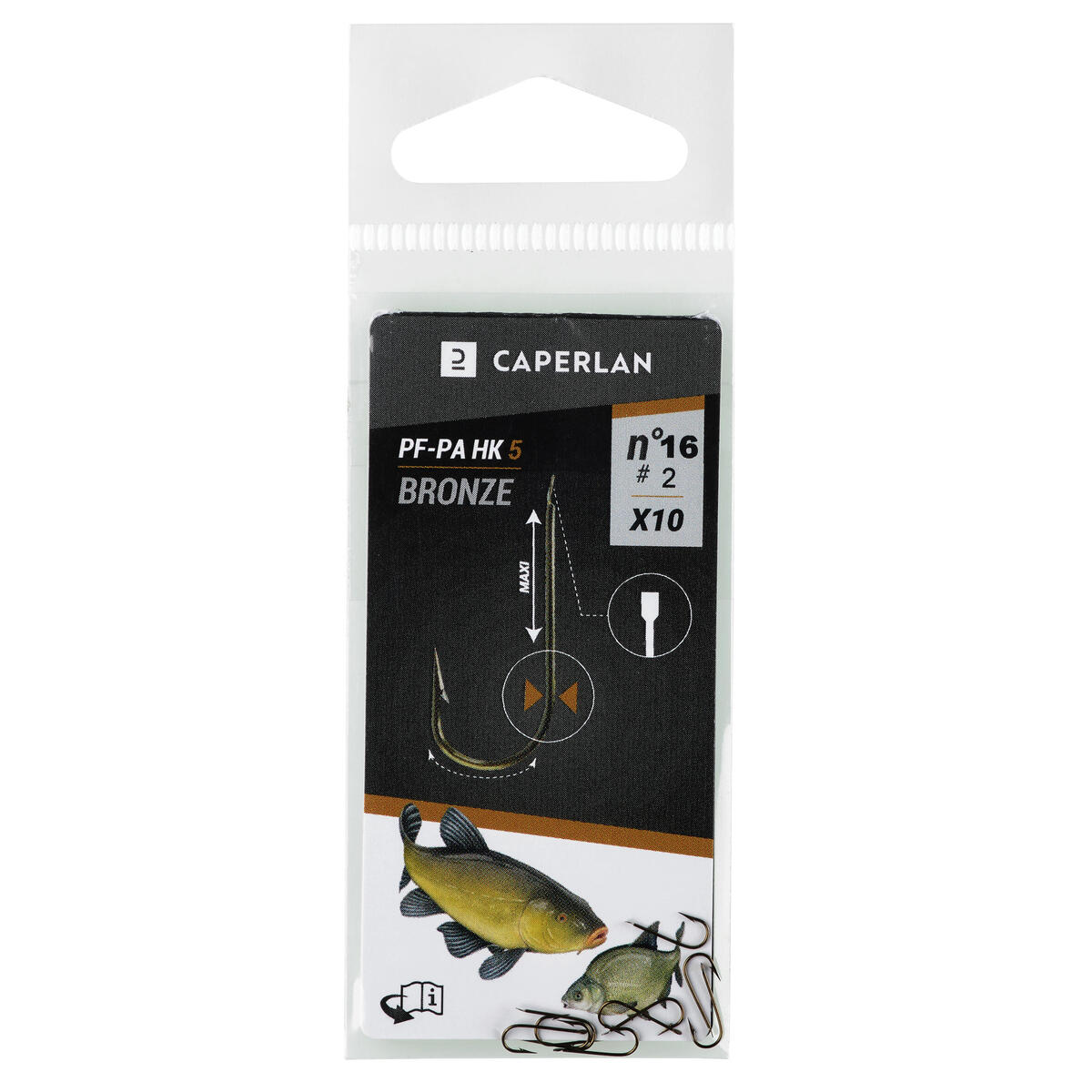 Hameçons Pêche au coup Bronzé
PA HK 5     X10