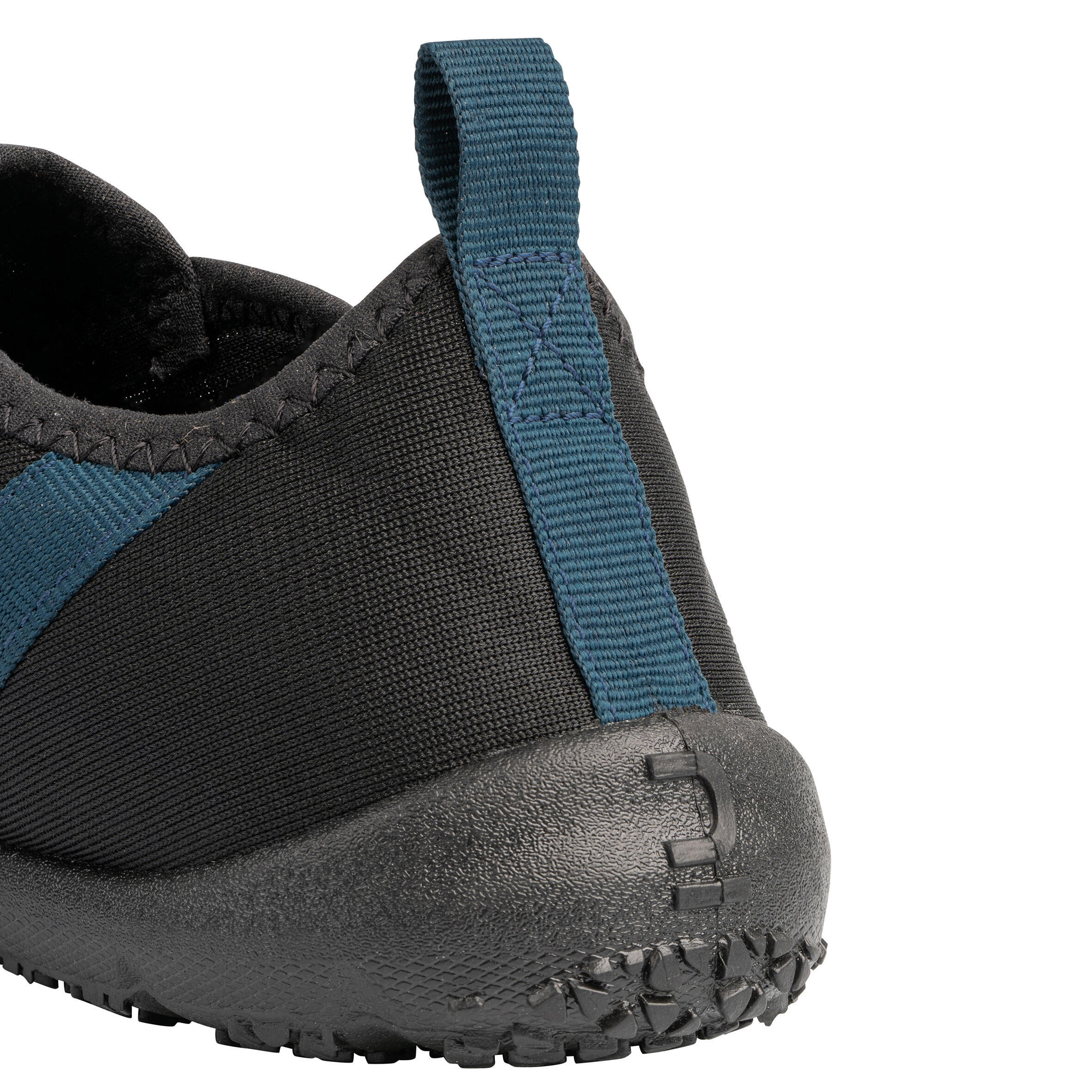 Adult Elasticated Water Shoes Aquashoes 120 - Black 8/10