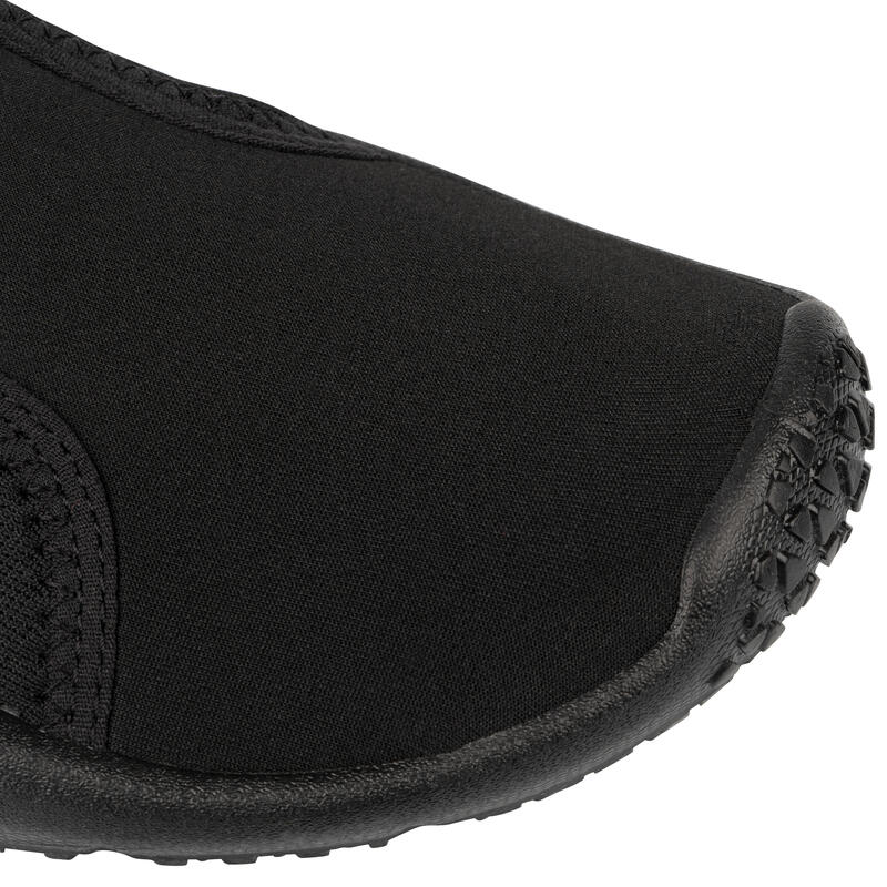 Calçado aquático elástico Aquashoes 120 Adulto Preto