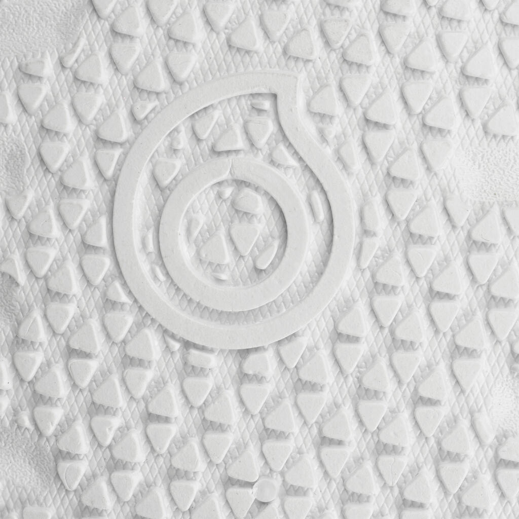 Zapatos acuáticos con elásticos naranjas para adulto Subea 120 Awake Leaf