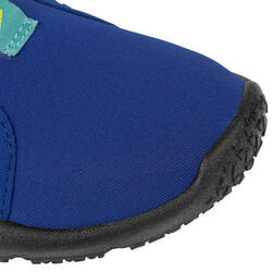 Chaussures aquatiques élastiques Enfant - Aquashoes 120 Bleu