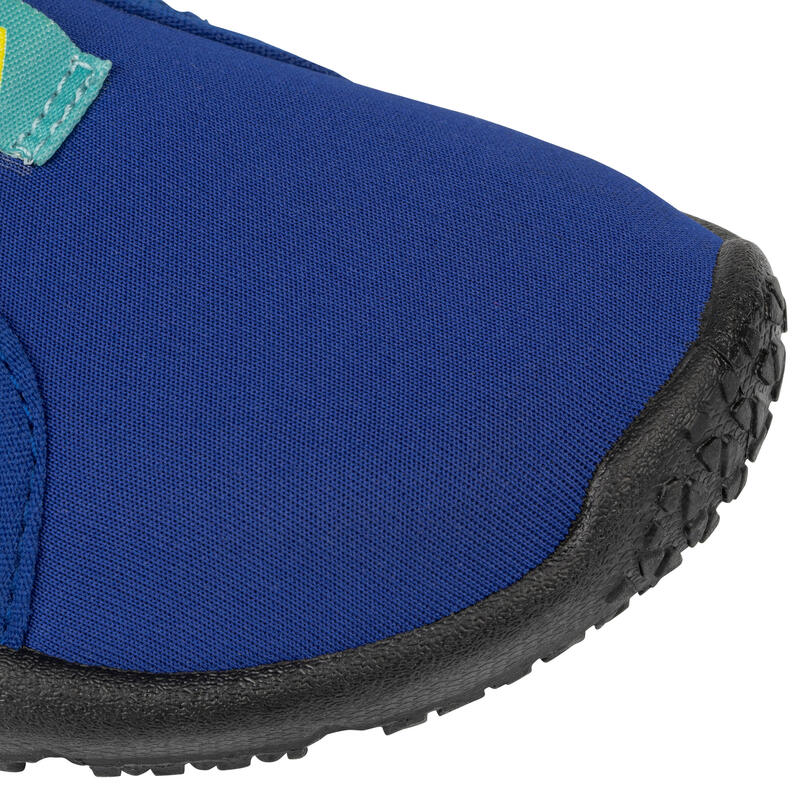 Aquaschuhe 120 elastisch Kinder blau