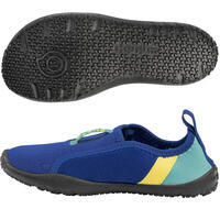 Zapatos Acuáticos Cangrejeras Aquashoes 120 Niños Azul Elásticos